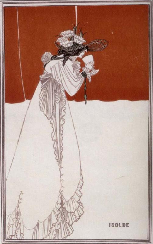 Aubrey Beardsley Isolde oil painting picture